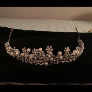 Crystal and Pearl Tiara